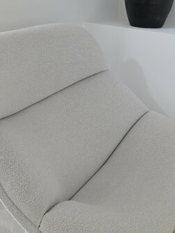 Artifort F557 Pierre Paulin fauteuil &ndash; beige boucl&eacute; &ndash; opnieuw gestoffeerd